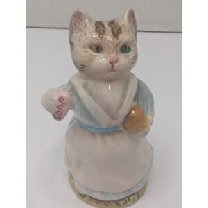 1961 Beatrix Potter's TABITHA TWITCHET Figurine Beswick England Peter Rabbit